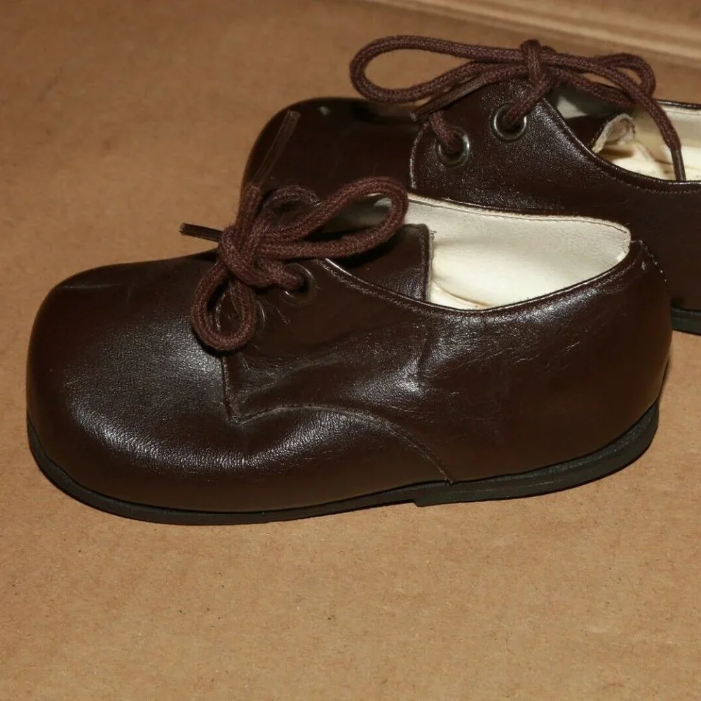 Vintage brown oxford shoes baby boy dressy 6-9m Calzado de Lujo
